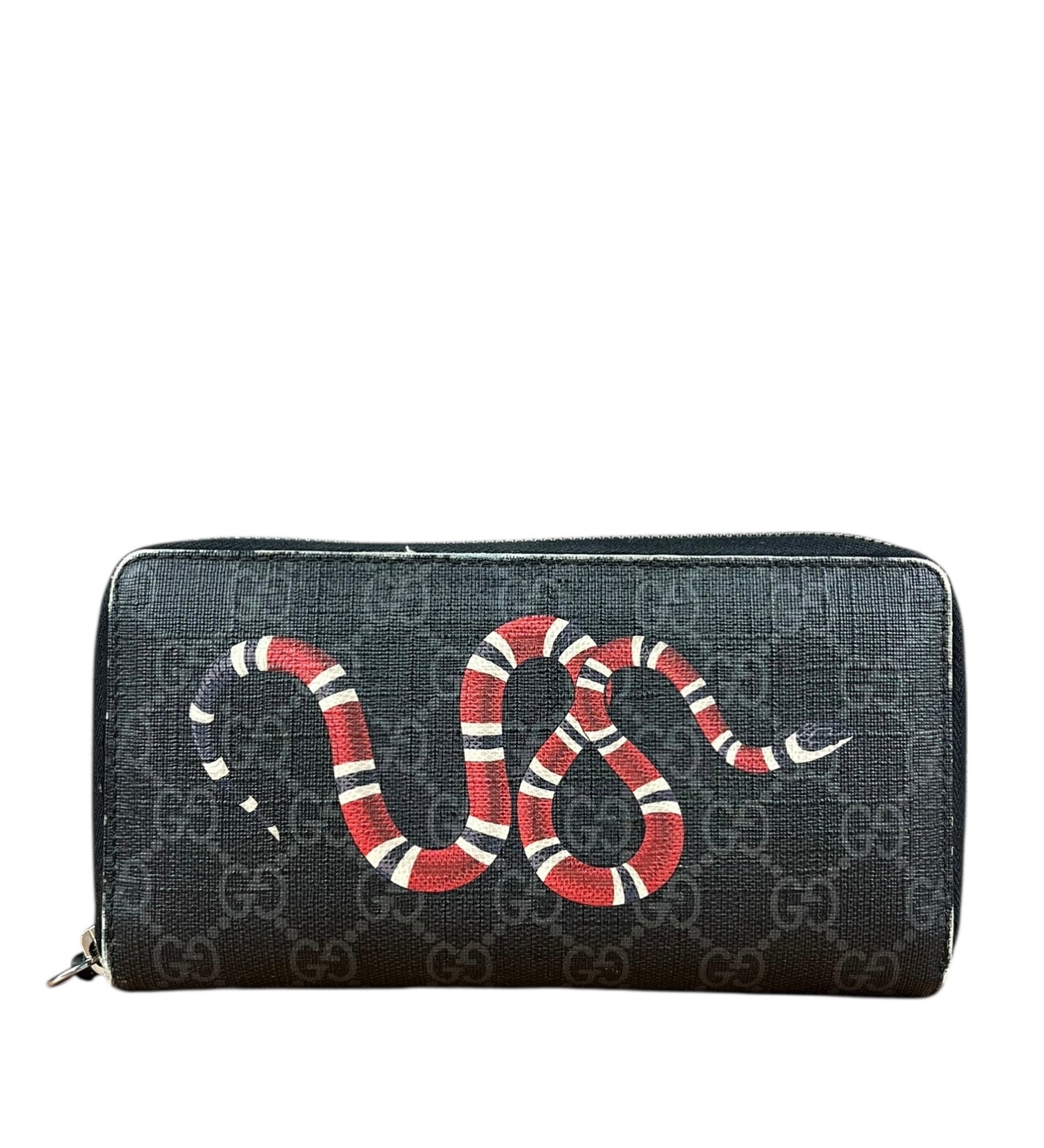 Gucci Kingsnake GG Zippy Wallet