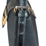 Fendi Black Neoprene Baguette