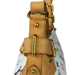 Louis Vuitton White Murakami Greta Hobo Shoulder Bag