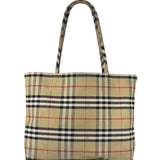 Burberry Vintage Nova Check Canvas Shoulder Tote