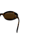 Miu Miu Tortoiseshell Oval Sunglasses SMU B09