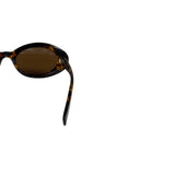 Miu Miu Tortoiseshell Oval Sunglasses SMU B09