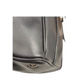 Coach Vintage Black Peyton Leather Jordan Double Zip Shoulder Bag