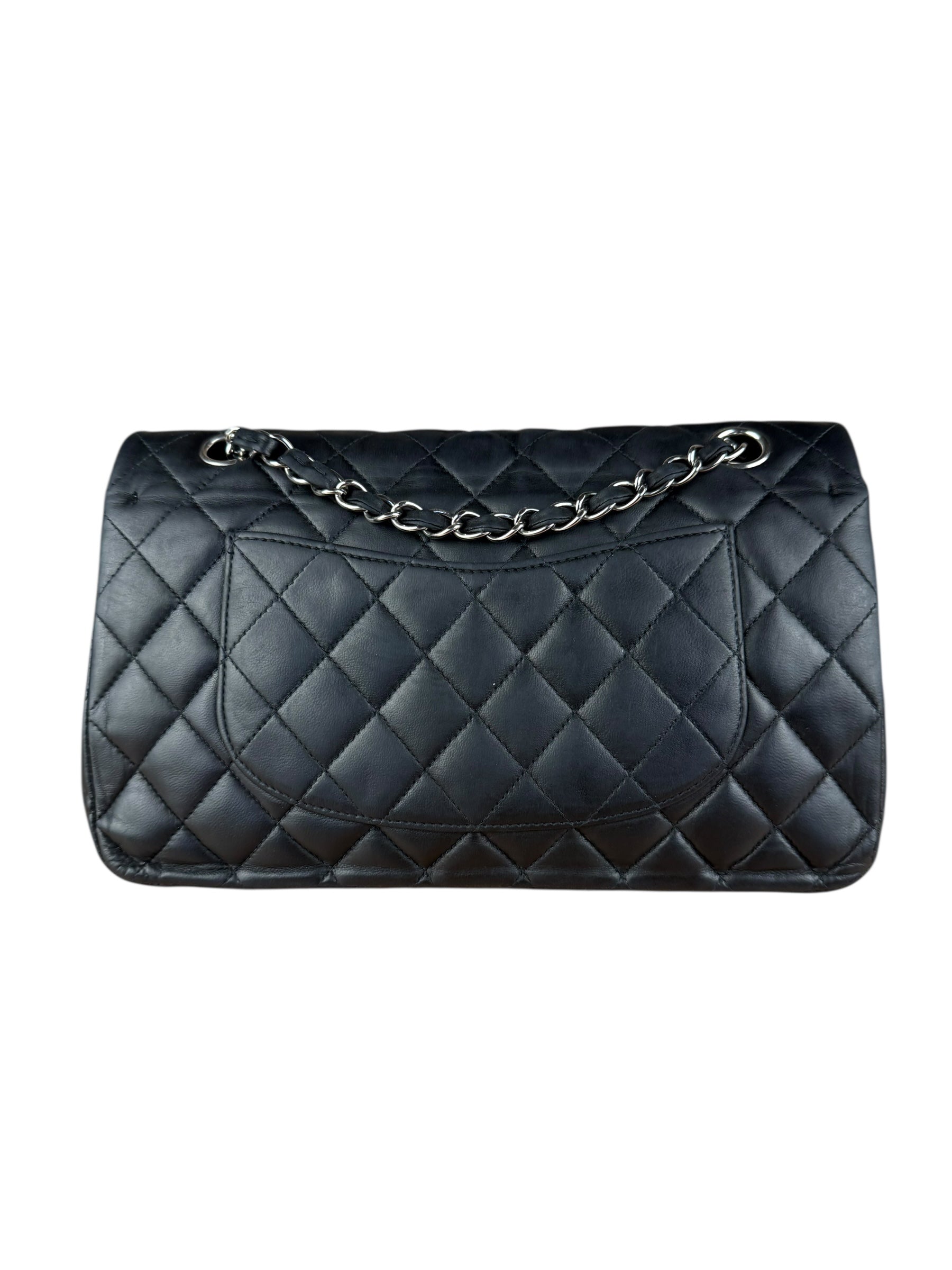 Chanel Classic Quilted Black Double Flap Bag 2003
