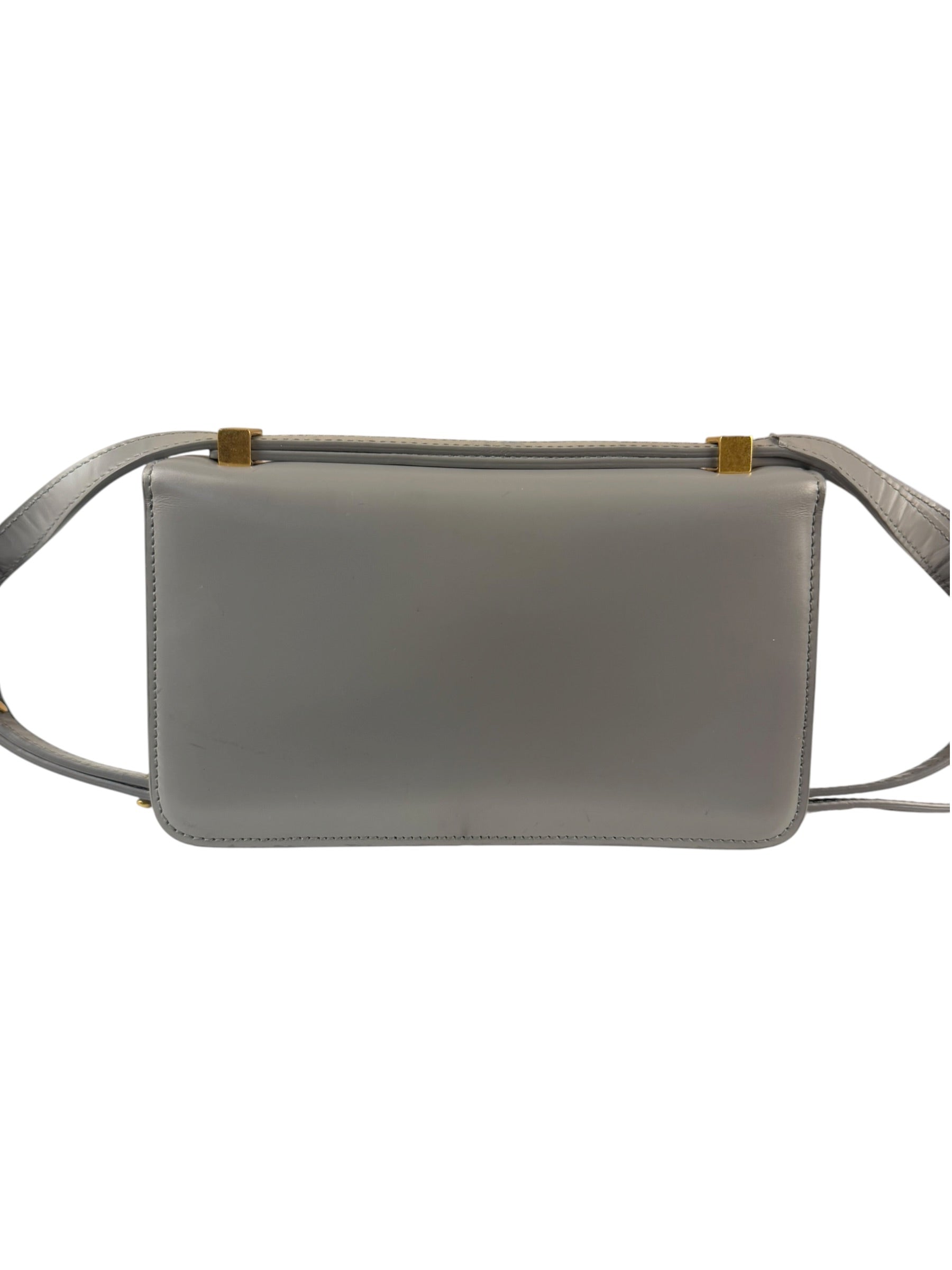 Bottega Veneta Grey Calfskin BV Classic Medium Bag