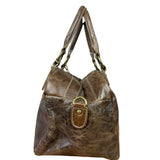 Balenicaga Brown Leather Whistle Handbag