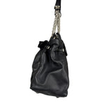 Christian Dior Vintage Black Leather Le Trente Shoulder Bag