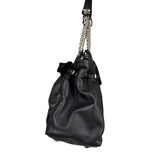 Christian Dior Vintage Black Leather Le Trente Shoulder Bag