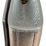 Yves Saint Laurent Metallic Silver Leather Kate Small Tassel Shoulder Bag