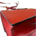 Miu Miu Red Leather Lady Jeweled Flap Bag