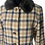 Burberry Check Button Up Jacket