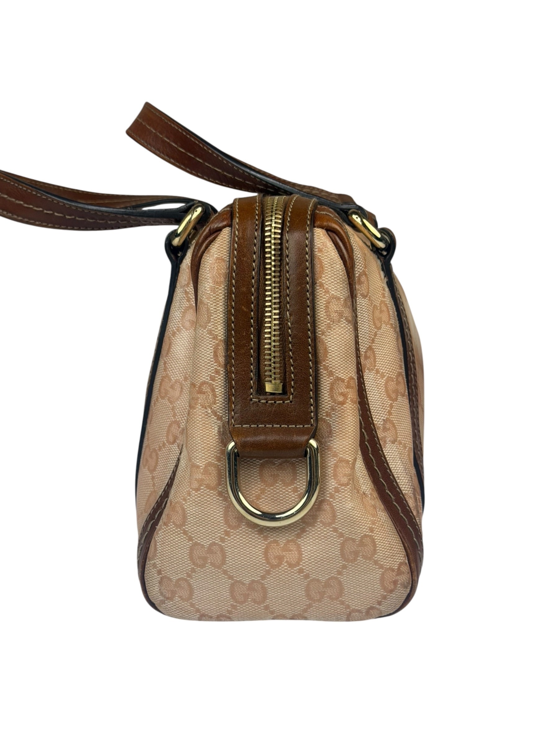 Gucci Pink GG Crystal Duchessa Boston Bag