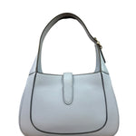 Gucci Jackie 1961 Hobo Bag Light Blue Grained Leather