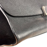 Celine Black Leather/Suede Trapeze Medium Handbag