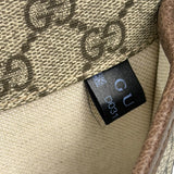 Gucci Vintage Brown Leather Trim Neo Supreme Belt Bag
