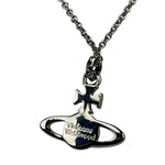 Vivienne Westwood Bas Relief Two-Tone Pendant Necklace