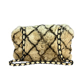Chanel Matelasse Fur Coco Mark Chain Flap Bag '01