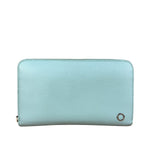 Bvlgari Blue Leather Long Zippy Wallet