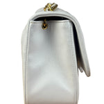 Chanel White Lambskin Diana Bijoux Flap 1992