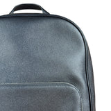 Coach Black Crossgrain Leather Wade Backpack