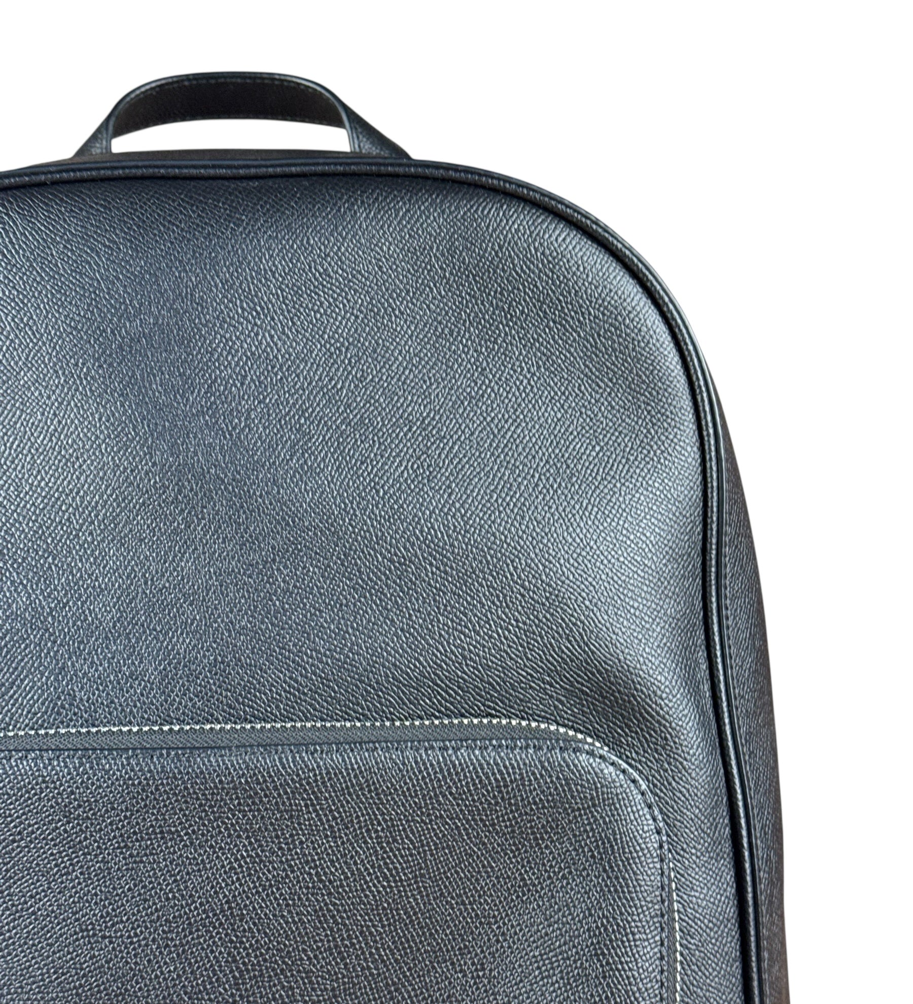 Coach Black Crossgrain Leather Wade Backpack
