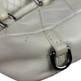 Chanel White Quilted Leather Multi-pocket Flap Bag 2007