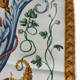 Gucci Vintage Silk Floral Vase Scarf