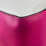 Loewe Pink/White Leather M Hammock Bag