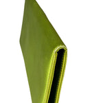 Dolce & Gabbana Lime Green Satin Clutch