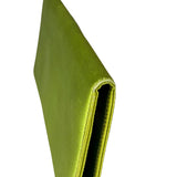 Dolce & Gabbana Lime Green Satin Clutch