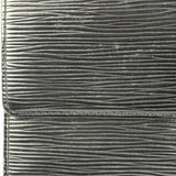 Louis Vuitton Black Epi Leather Long Wallet