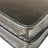 Gucci Black Leather G Interlocking Small Chain Shoulder Bag