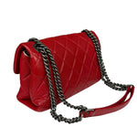 Chanel Striking Red Quilted Rocks Small Flap Bag 2014