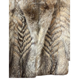 Vintage Brown Fox Fux Coat