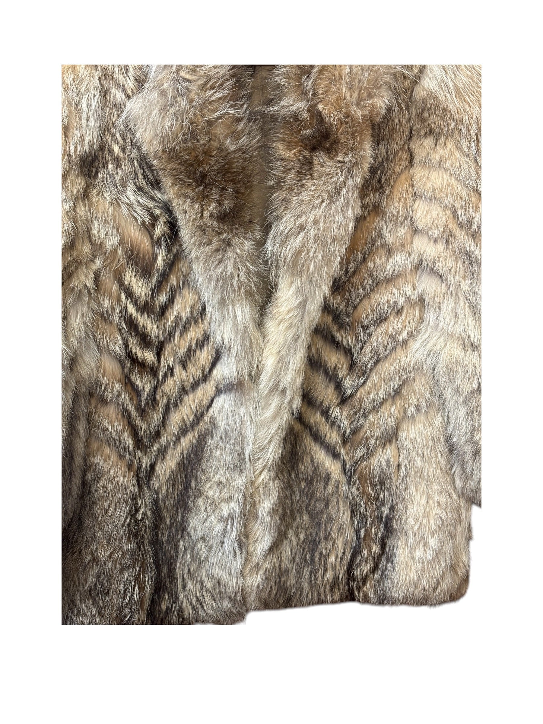 Vintage Brown Fox Fux Coat