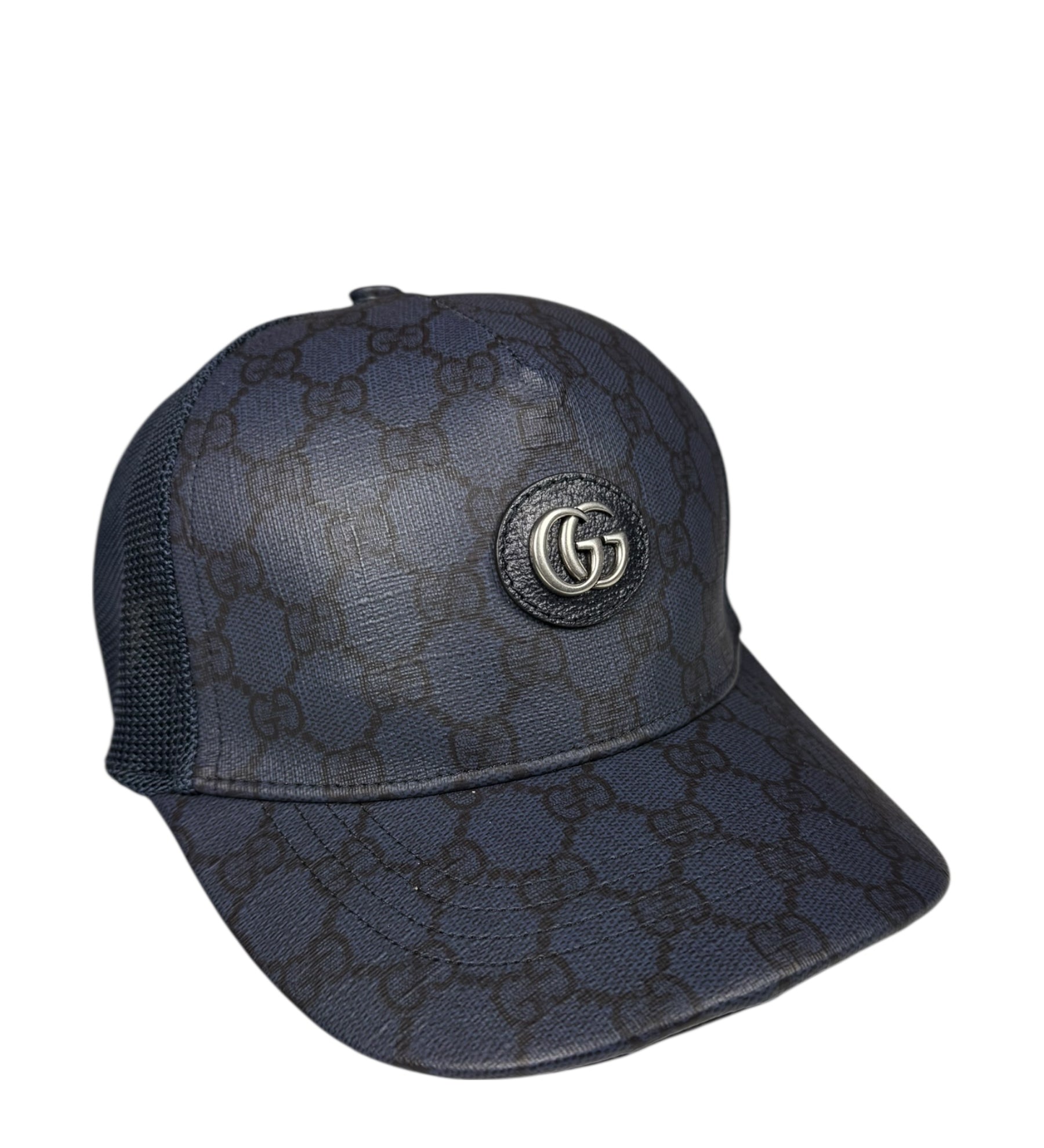 Gucci Trucker Hat Navy Blue