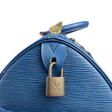 Louis Vuitton Blue Epi Leather Speedy 30