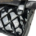 Chanel Black Patent Leather Belt Bag 1995