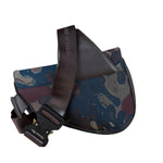 Christian Dior x Peter Doig Saddle Camouflage Canvas Messenger