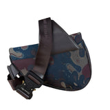 Christian Dior x Peter Doig Saddle Camouflage Canvas Messenger