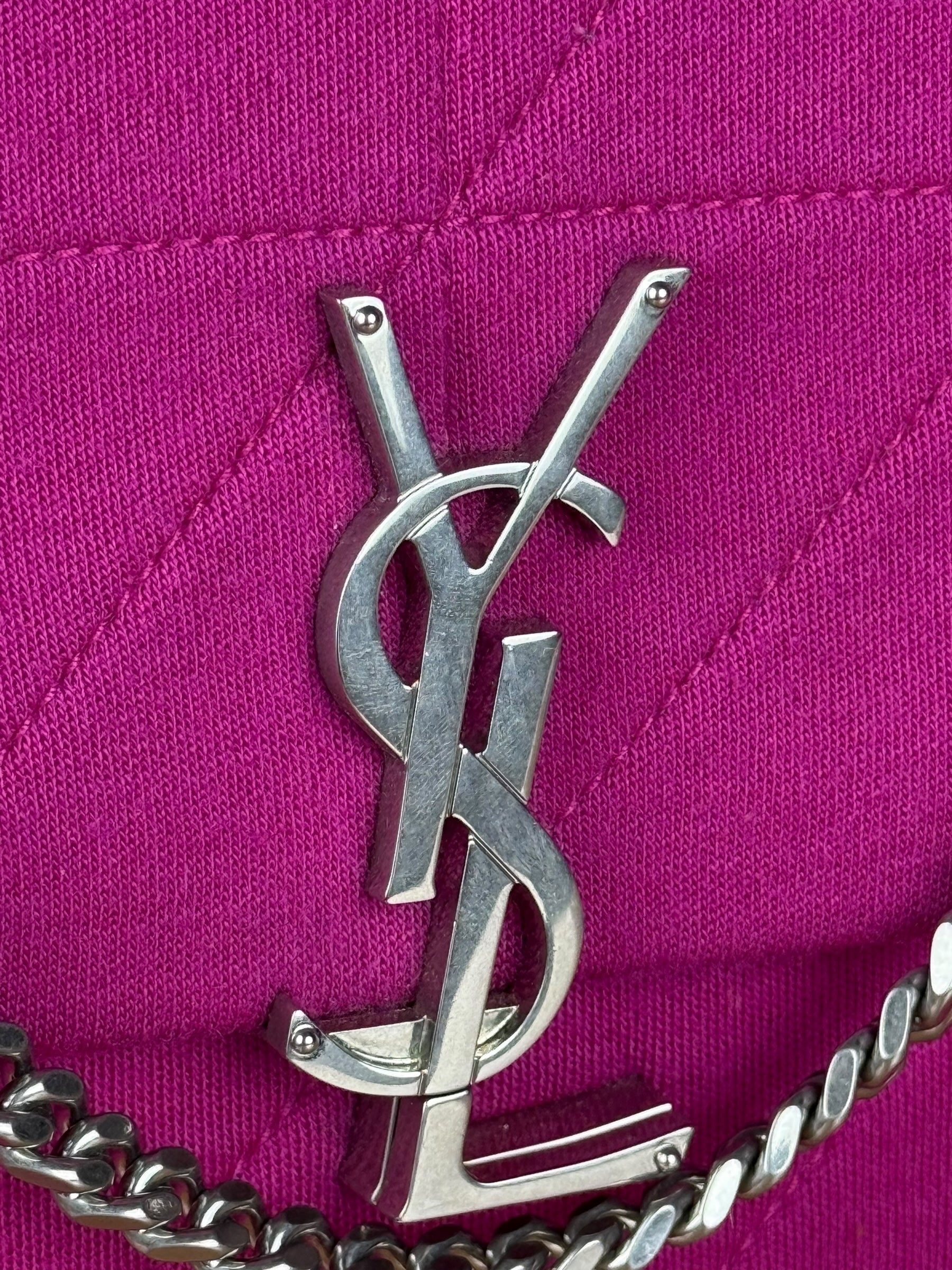 Yves Saint Laurent Pink Jersey Jamie Bag