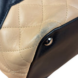 Chanel Tan Quilted Leather Ligne Cambon Tote Bag 2004