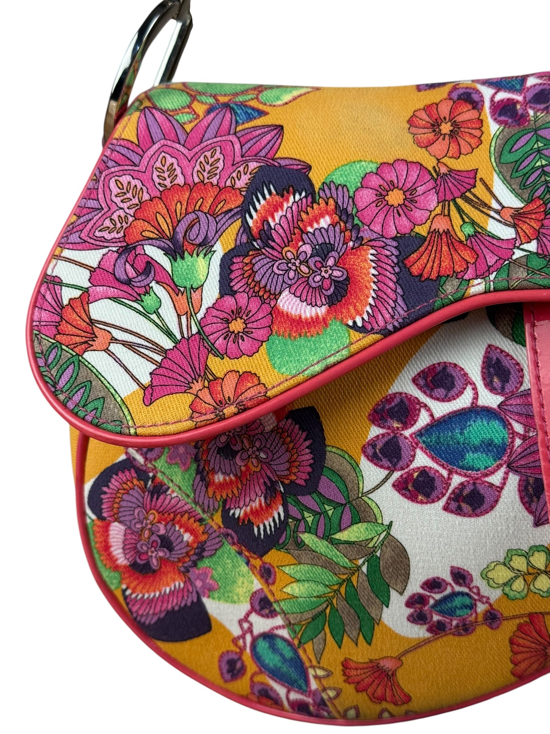 Christian Dior Floral Saddle Bag "Hawaiian Glamour"
