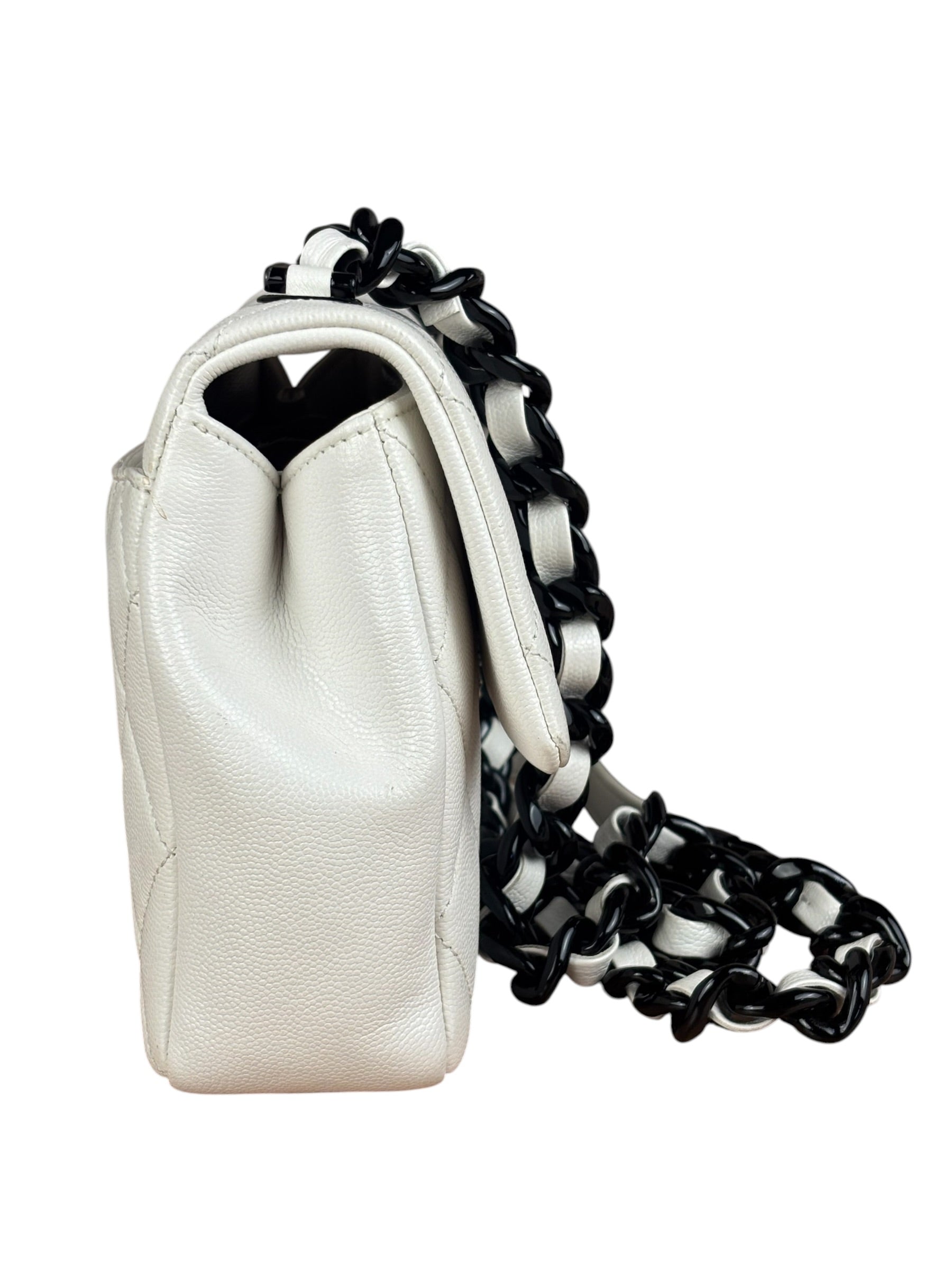 Chanel White Leather My Everything Flap Shoulder Bag 2020