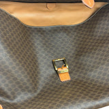 Celine Vintage Macadam Coated Canvas Weekender Travel Bag