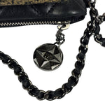 Chanel Black/Golden Quilted Lambskin Night Clutch On Chain Flap Bag 2012