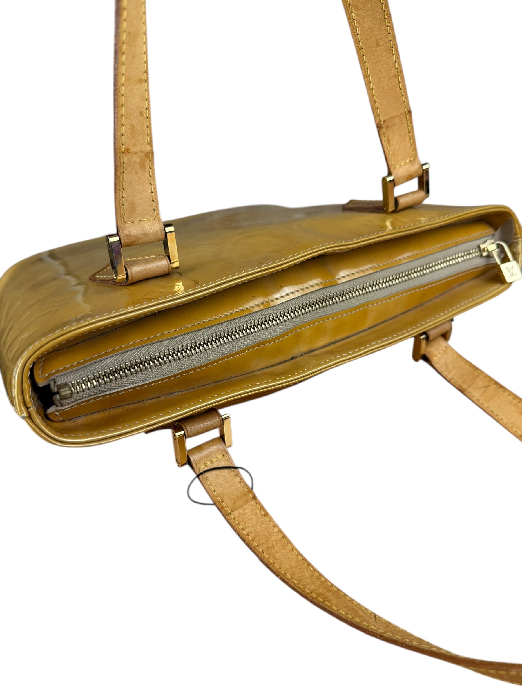 Louis Vuitton Monogram Vernis Houston Yellow