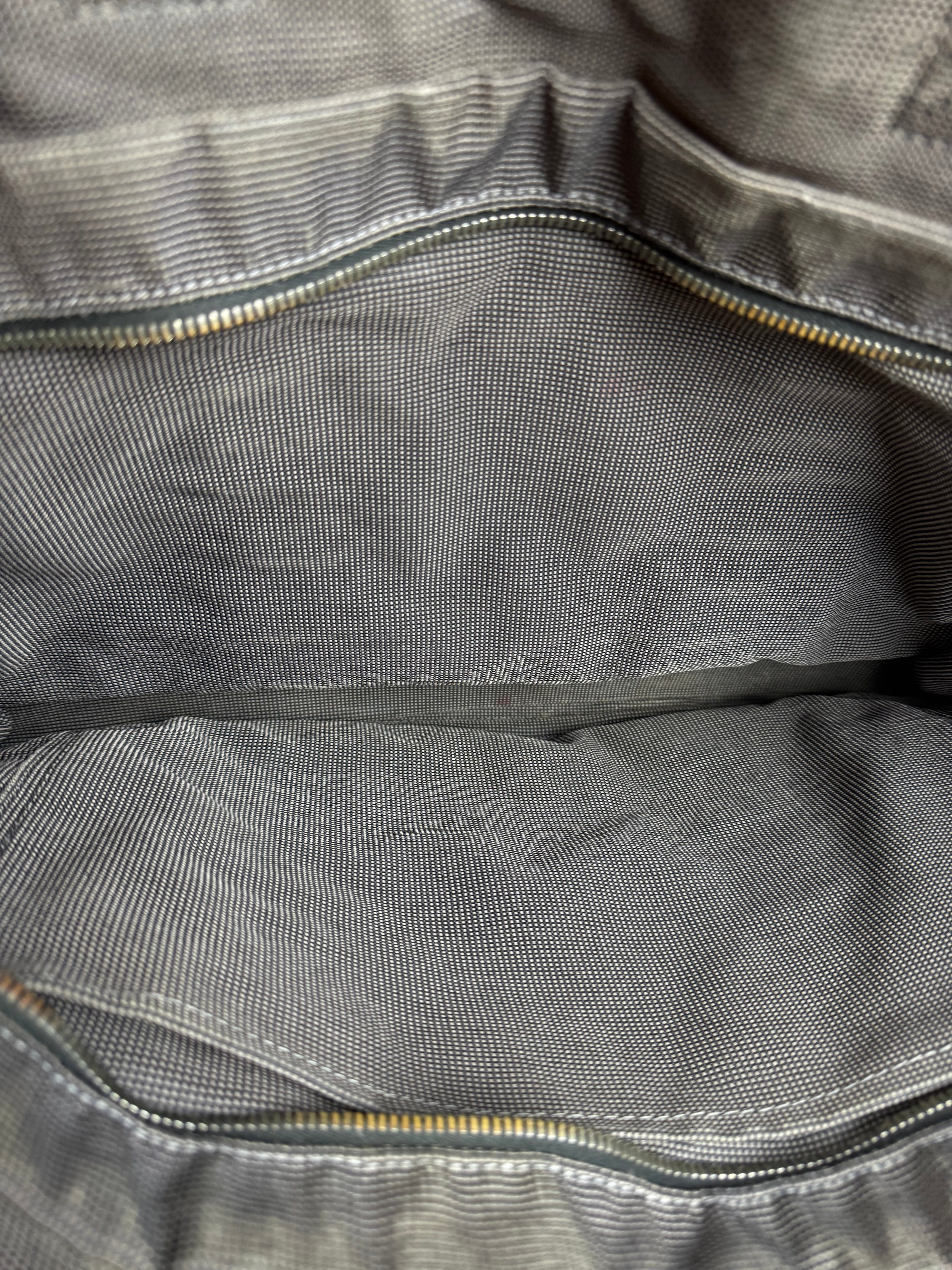 Hermes Herline Grey M Canvas Tote