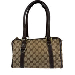Gucci GG Canvas Top Handle Mini Boston Handbag