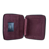 Chanel Black Quilted Caviar Leather Tablet Clutch Case